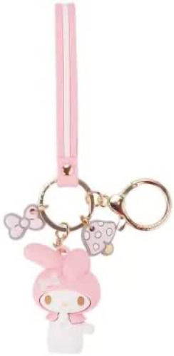 JINZHOUFUZHUANG Ladies Purse Handbag Decorative Accessories Cute Keychain Cartoon Music Keychain Cute Purse (Melody)