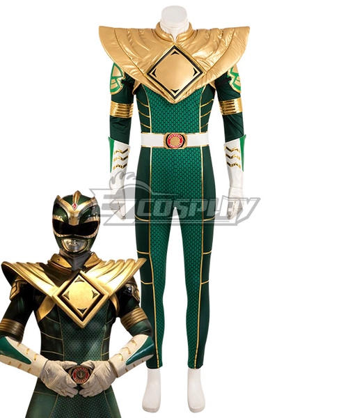 Mighty Morphin Power Rangers Green Ranger V2 Tommy Oliver Cosplay Costume