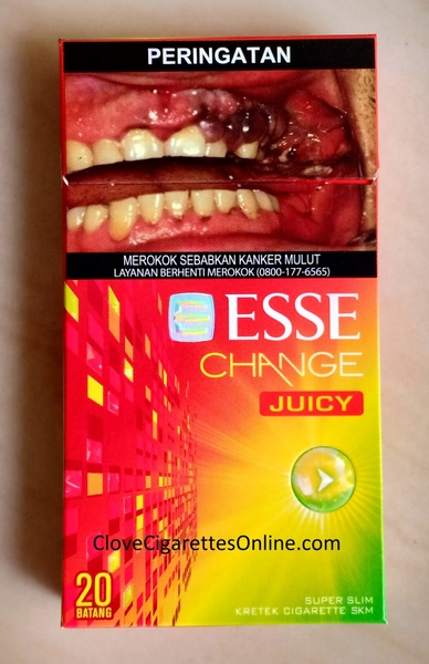 Esse Change JUICY (10 packs) - 250 grams - Clove Cigarettes Online, Djarum Black, Cigarettes Online