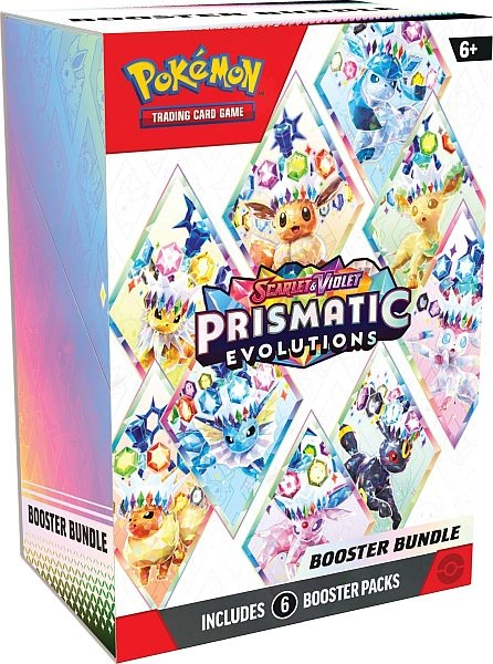 Pokemon Scarlet & Violet: Prismatic Evolutions Booster Pack Bundle