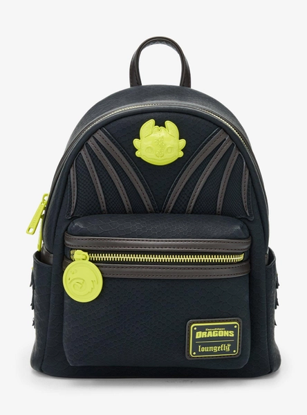 Loungefly How To Train Your Dragon Toothless Textured Mini Backpack