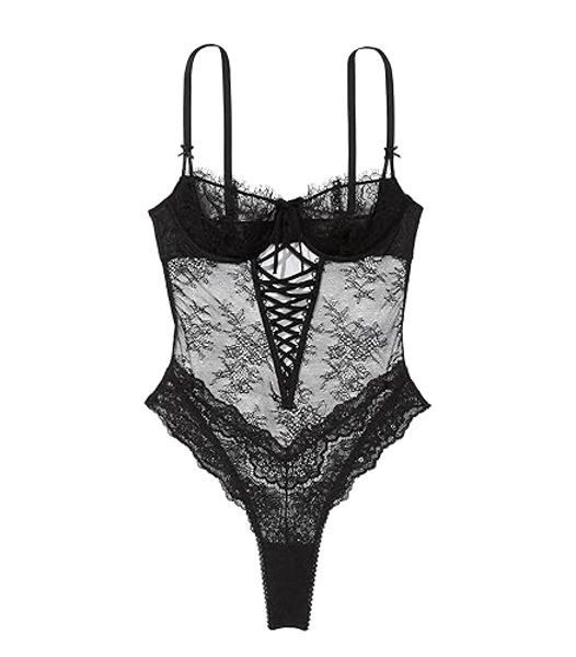 Victoria's Secret Unlined Wicked Lace Up Teddy, Women's Lingerie (XS-L)