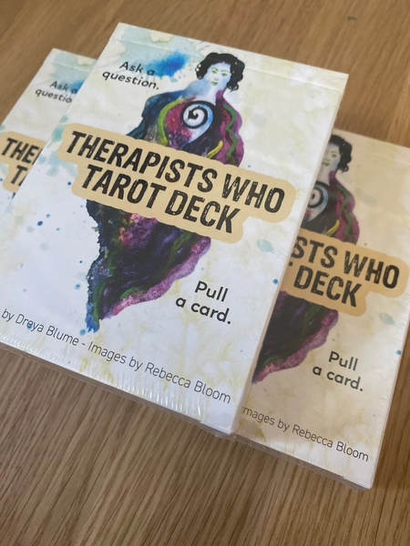 Pre order- ship 6/16. Therapists Who Tarot Deck