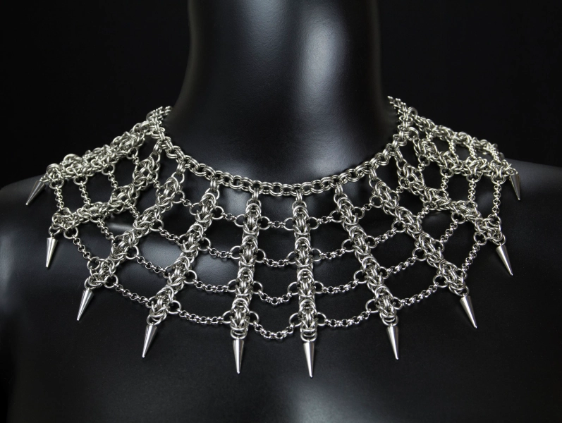 Spiderweb Choker Necklace