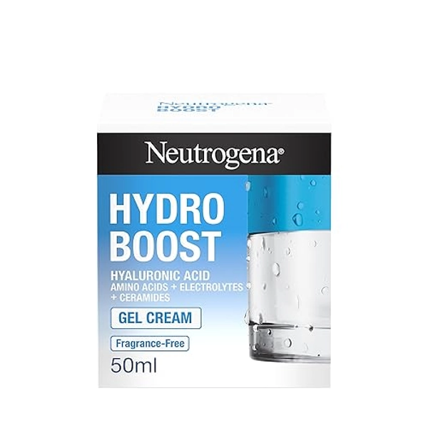 Neutrogena Hydro Boost Gel Creme Feuchtigkeitspflege mit Hyaluronsäure & Trehalose - Für trockene Haut - 50 ml