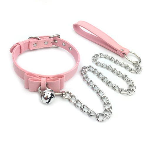 Intimate Lover Handmade Christmas Bell Choker Collar Necklace Lolita Bow Collar Cat Kitty Velvet Necklace (Z3) - Z3