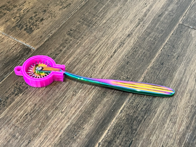 RAINBOW Wartenberg Wheel and Custom Spike Cover
