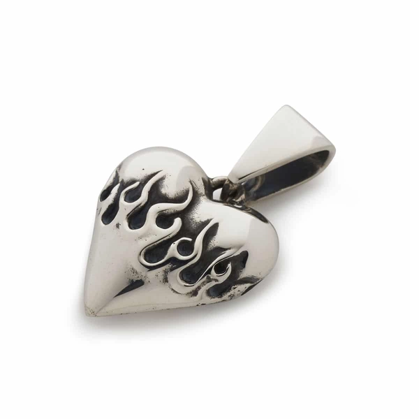 Flaming Heart Pendant - The Great Frog London - USA