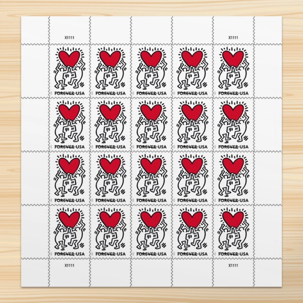 Love 2025 Stamps, Sheet of 20