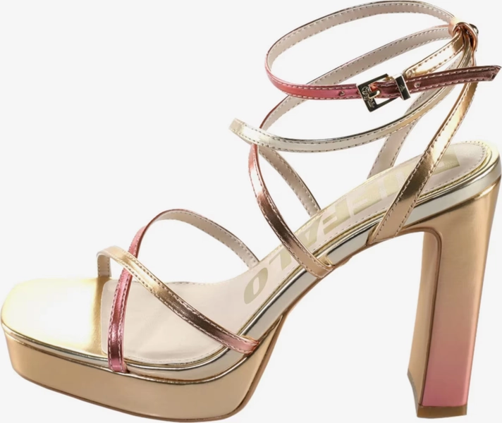 Sandálias com tiras 'June MSS' (ouro / ouro rosa, 36)