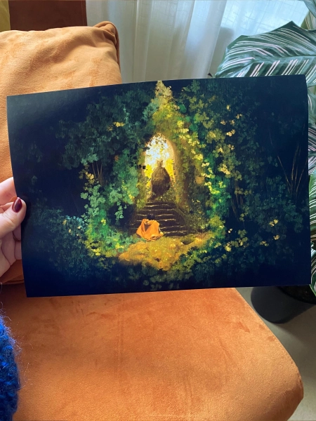 Ser Gawain And… (day) | giclee fine art print for The Green Knight