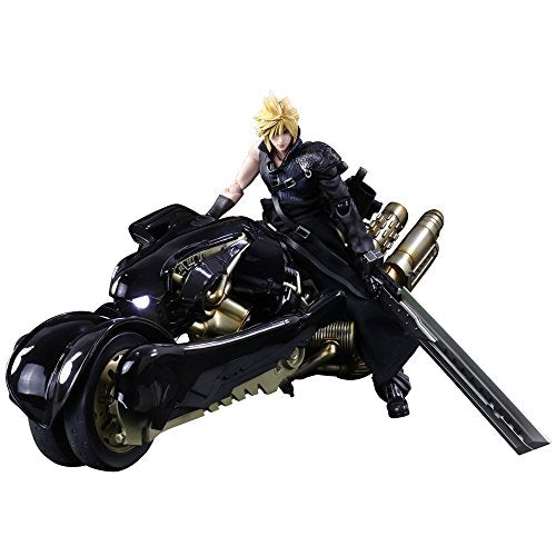 Final Fantasy VII: Advent Children - Cloud Strife - Play Arts Kai - & Fenrir - 2021 Re-release (Square Enix) - Brand New