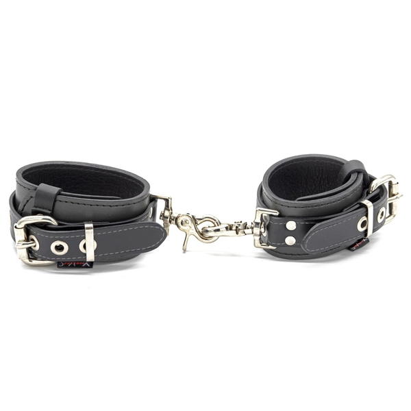 Ankle Restraints - Belt Leather (Grey) - Lucrezia and De Sade