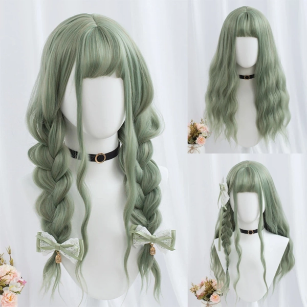 Green wig