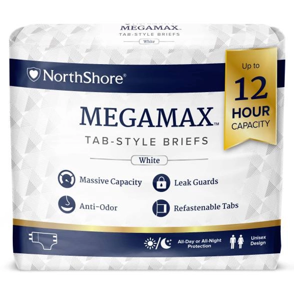 NorthShore MEGAMAX Windel ,weiss, large , 10er Packung