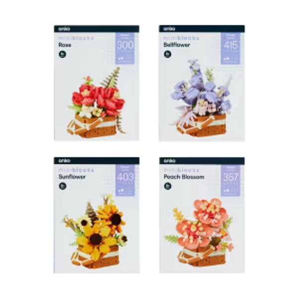 Mini Blocks Flower Series - Assorted