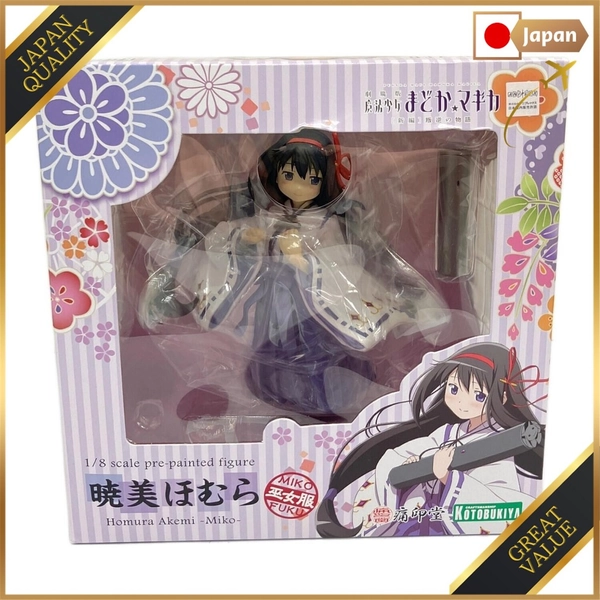 Puella Magi Madoka Magica (Magical Girl Madoka Magica) Figure Kotobukiya Akemi Homura Shrine Maiden Outfit✨Direct from Japan✨