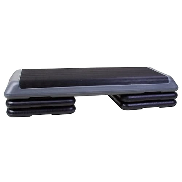 The Step Original Aerobic Platform, Health Club Size Steppers for Exercise with risers for adjustable Home Workout, stair stepper for exercise and home gym
