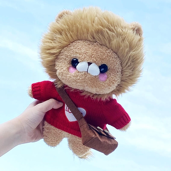 Kawaii Lion Plush Toy Set