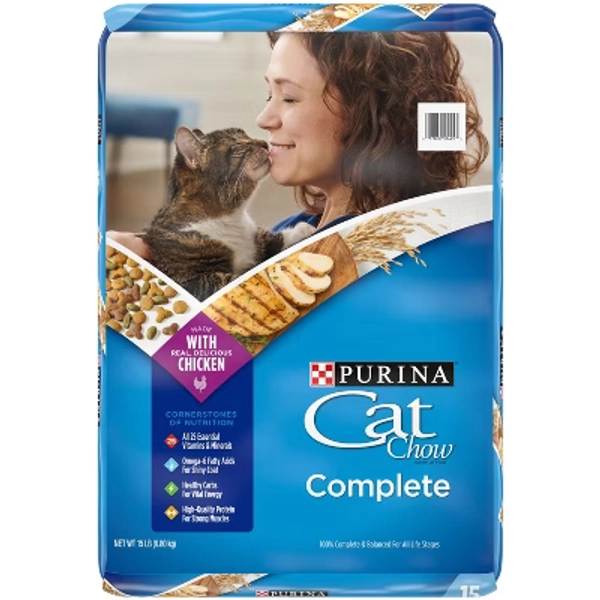 Purina Cat Chow Complete Chicken Flavor Dry Cat Food - 15lbs