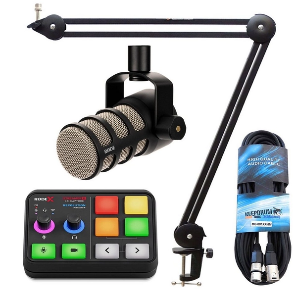 RØDE Rode X Streamer X Interface Streaming Bundle Digitales Aufnahmegerät