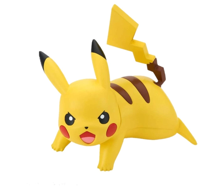 Bandai Hobby - Pokémon – 03 Pikachu (pose de batalha), Bandai Spirits, Pokémon Model Kit Quick!!