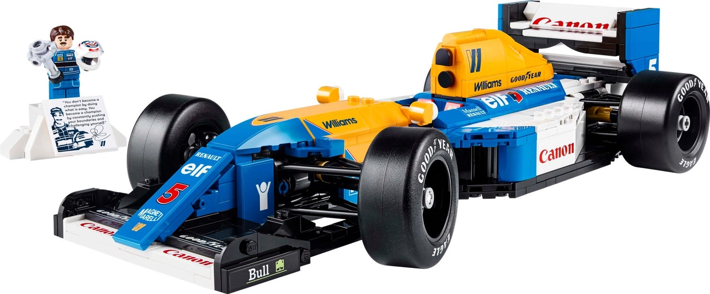 Williams Racing FW14B and Nigel Mansell 10353 | LEGO® Icons | from Official store