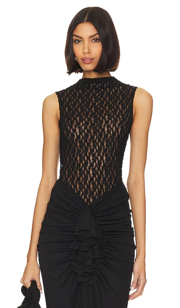 Sheer Lace Tank- Size m