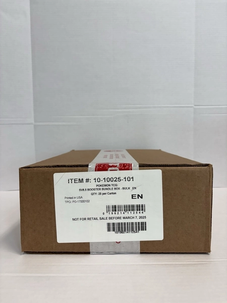 POKEMON PRISMATIC EVOLUTIONS BOOSTER BUNDLE CASE - FACTORY SEALED