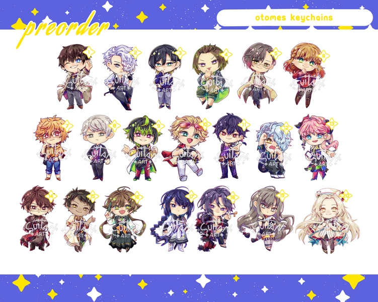 PREORDER - Otomes keychains