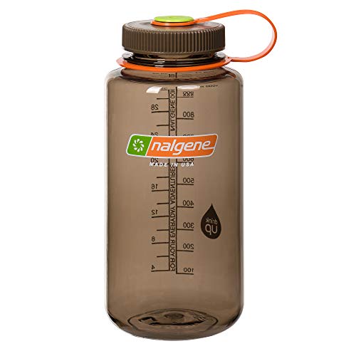 Nalgene Sustain Tritan BPA-Free Water Bottle Made with Material Derived from 50% Plastic Waste, 32 OZ, Wide Mouth - Woodsman - Water Bottle