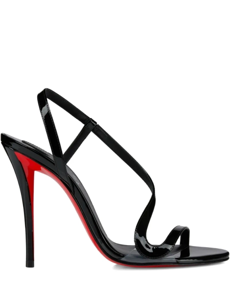 Christian Louboutin 100mm Pink Z leather slingback heeled sandals | 35