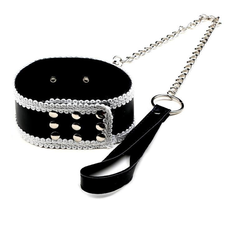 Lace Lined Cuffs & Collar - Collar Only