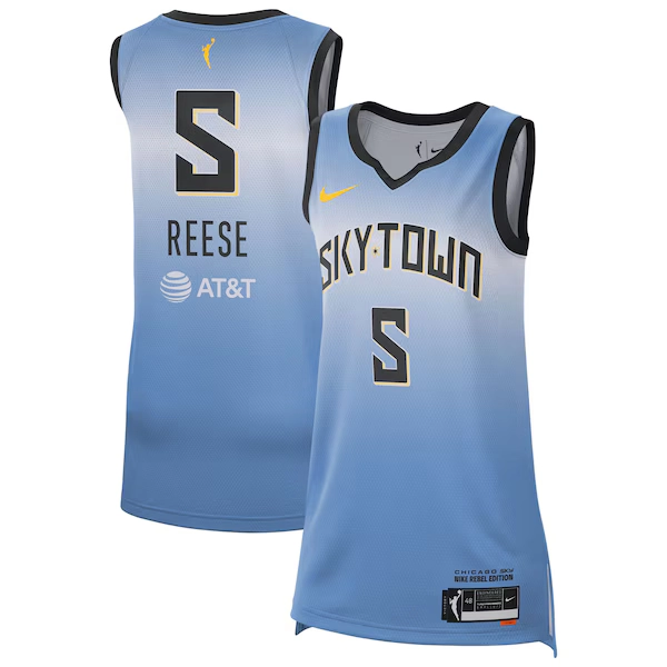 Angel Reese Chicago Sky Nike Unisex Rebel Edition Player Jersey - Light Blue