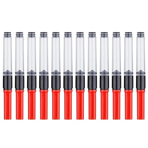 12PCS Fountain Pen Converters Set, 3.4mm Bore Diameter Standard Refillable Ink Converter Ink Cartridge Converter, Compatible with Parker Fountain Pen