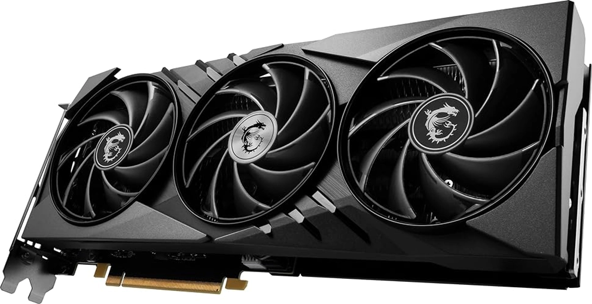 MSI GeForce RTX 4070 SUPER 12G GAMING X SLIM Gaming Graphics Card - 12GB GDDR6X, PCI Express Gen 4, 192-bit, 3x DP v 1.4a, HDMI 2.1a (Supports 4K & 8K HDR)