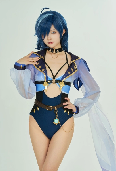 Kaeya Derivative One-Piece Swimsuit