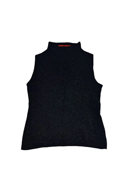 Miss Sixty Luxury Vintage Shiny Mesh Tank Top Y2K S-M Size Made in Italy