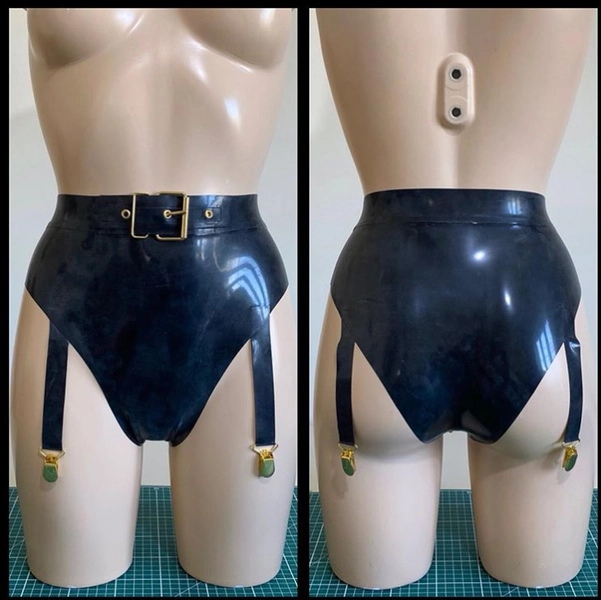 Buckle Detail Suspender Briefs