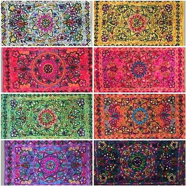Indian Tapestry Suzani Wall Hanging Cover Mandala Hippie Gypsy Throw Bohemian UK  | eBay