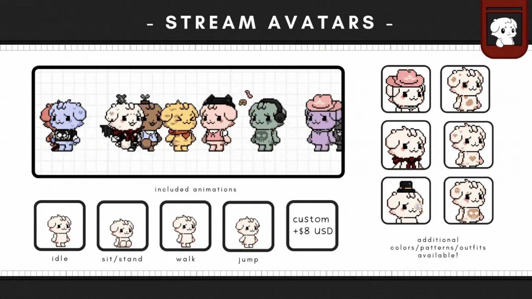 Stream Avatars 🐱💜