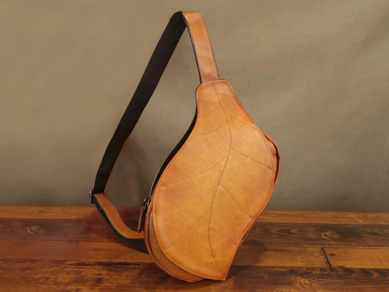 Genuine Leather Sling Bag for Women Vintage Handmade Over Shoulder Crossbody Bag Chest Purse
