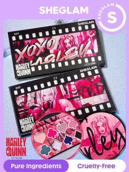 Harley Quinn X SHEGLAM Paleta De Cores Mad Love Paleta Multiuso Glitter Shimmer PigmentaçãO Uniforme PáScoa Dia Das MãEs Dia Dos Pais Festa Junina Formatura AniversáRio Feriado Inverno Y2K Chique Moda Maquiagem CosméTico Festa Praia Viagem Acampamento Ao Ar Livre Escola Campus Viagem Festivais DecoraçãO Presente Brinde Rosa Garota Cosplay Melhor Cor Charme VibraçãO