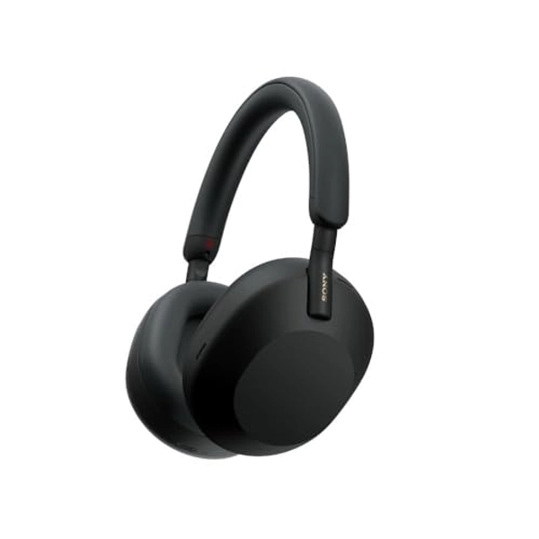 Sony WH-1000XM5 - Casque Bluetooth sans Fil à réduction de Bruit - 30 Heures d'autonomie - Optimisé pour Alexa et Google Assistant - avec Micro intégré pour Les appels téléphoniques - Noir