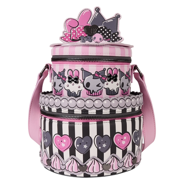 Sanrio My Melody & Kuromi Figural Cake Crossbody Bag