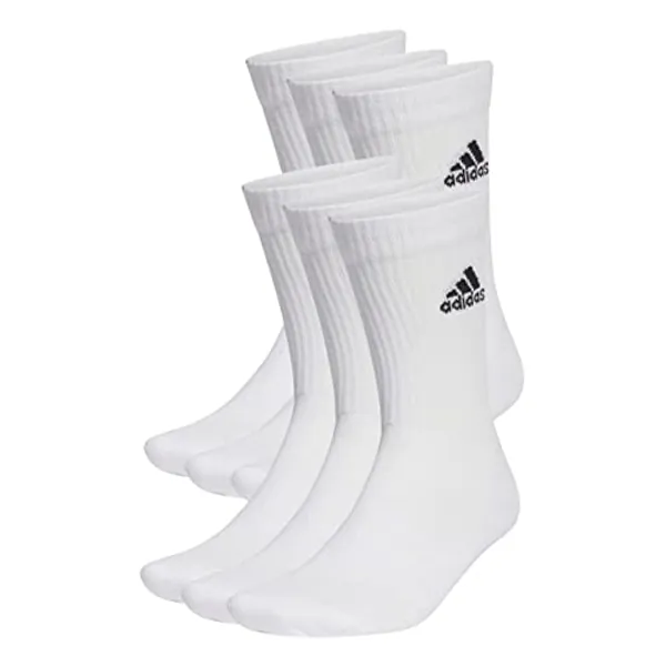 adidas Unisex Cushioned Sportswear Crew Socks 6 Pairs Crew Socken (6er Pack)