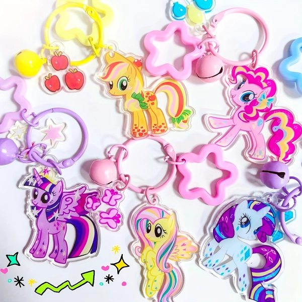 juego llaveros   pequeño pony   6 piezas/set   - Temu Chile