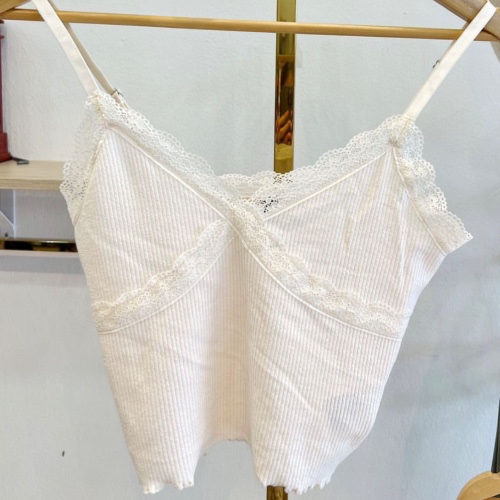 H&M : Ribbed white top