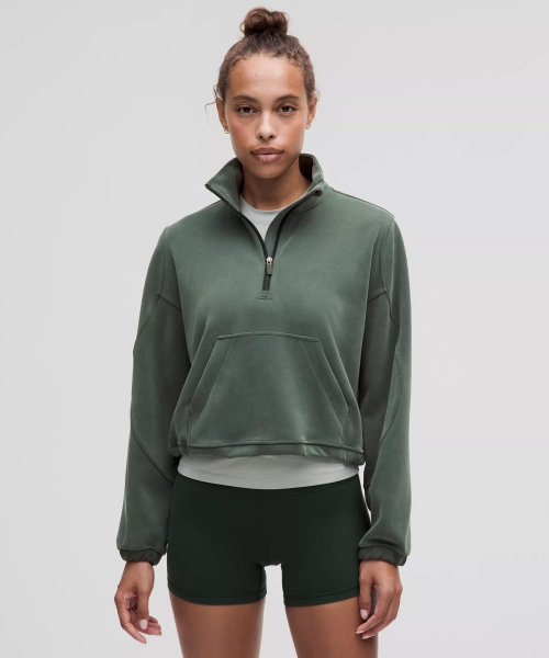 Brushed Softstreme Half Zip | Women's Hoodies & Sweatshirts | lululemon