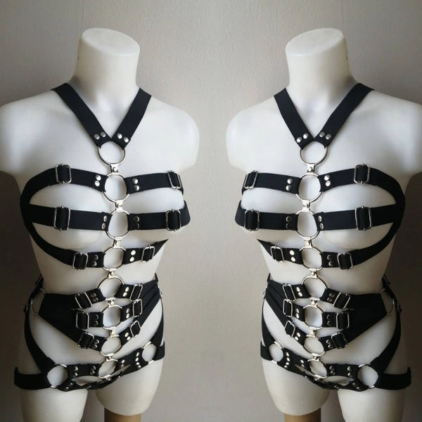 Rib cage elastic harness
